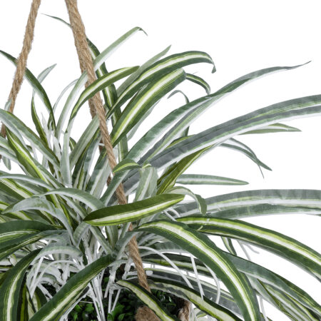 CHLOROPHYTUM COMOSUM HANGING PLANT 20638 Τεχνητό Κρεμαστό Διακοσμητικό Χλωρόφυτο  Y50cm - Πρασινάδες - Κρεμαστά φυτά Sticky 3
