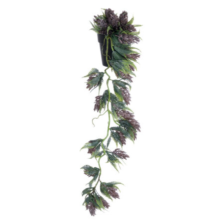 HANGING BROWN PINE CONE 20870 - Τεχνητό Κρεμαστό Διακοσμητικό Φυτό Κουκουνάρι Φ15 x Y60cm - 
