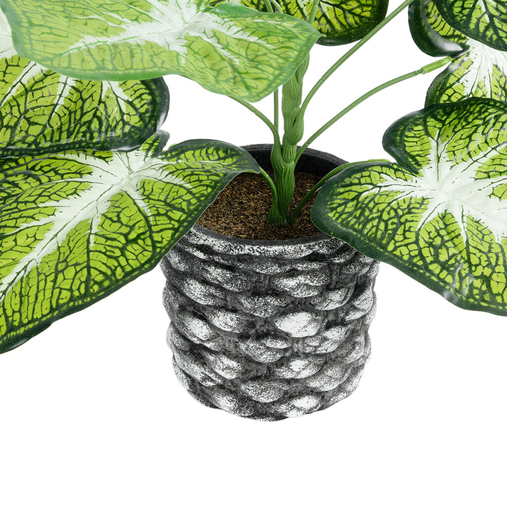 CALADIUM 20890 Τεχνητό Διακοσμητικό Φυτό Τροπικό Φυτό  Φ40 x Υ33cm