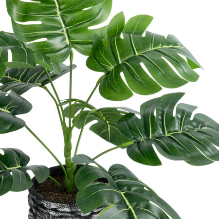 MONSTERA 20893 - Τεχνητό Διακοσμητικό Φυτό Μονστέρα Φ40 x Υ33cm - Τεχνητες Μονστερες και Φιλοδεντρα Sticky 1