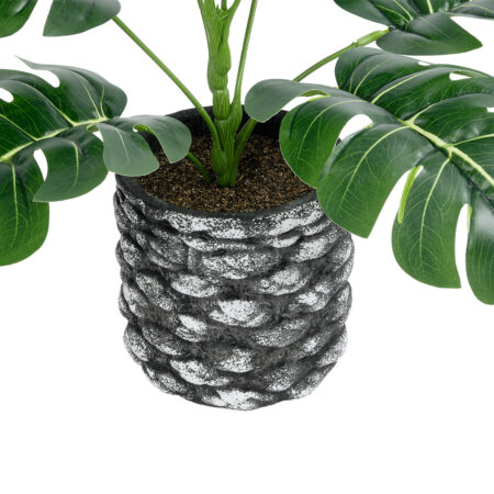 MONSTERA 20893 - Τεχνητό Διακοσμητικό Φυτό Μονστέρα Φ40 x Υ33cm - Τεχνητες Μονστερες και Φιλοδεντρα Sticky 2