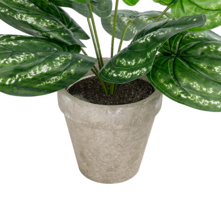 SILVER POTHOS POTTED PLANT 20896 Διακοσμητικό Φυτό Πόθος Φ40 x Υ33cm - Τροπικα και Ιδιαιτερα Τεχνητα φυτα Sticky 2