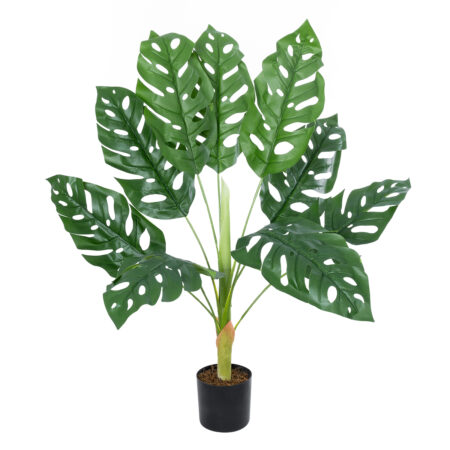 MONSTERA PLANT 20937 - Διακοσμητικό Φυτό Μονστέρα Φ90 x Υ80cm - Τεχνητες Μονστερες και Φιλοδεντρα