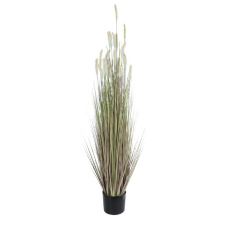 BEIGE LAGURUS 21102 Διακοσμητικό Φυτό Μπεζ Λαγοουρά Υ140cm - Τεχνητά Γρασίδια και Χόρτα