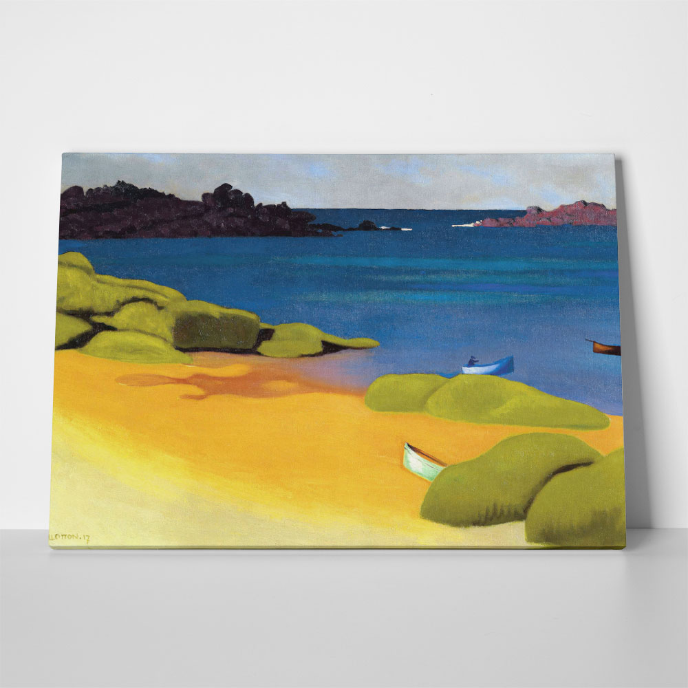 Πινακας σε καμβά FELIX VALLOTTON - BAY AT TREGASTEL