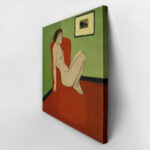 Πίνακας σε καμβά FELIX VALLOTTON - FEMME NUE ASSISE DANS UN FAUTEUIL