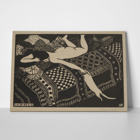 Πινακας σε καμβά FELIX VALLOTTON - THE LAZINESS - Felix Vallotton Sticky 1