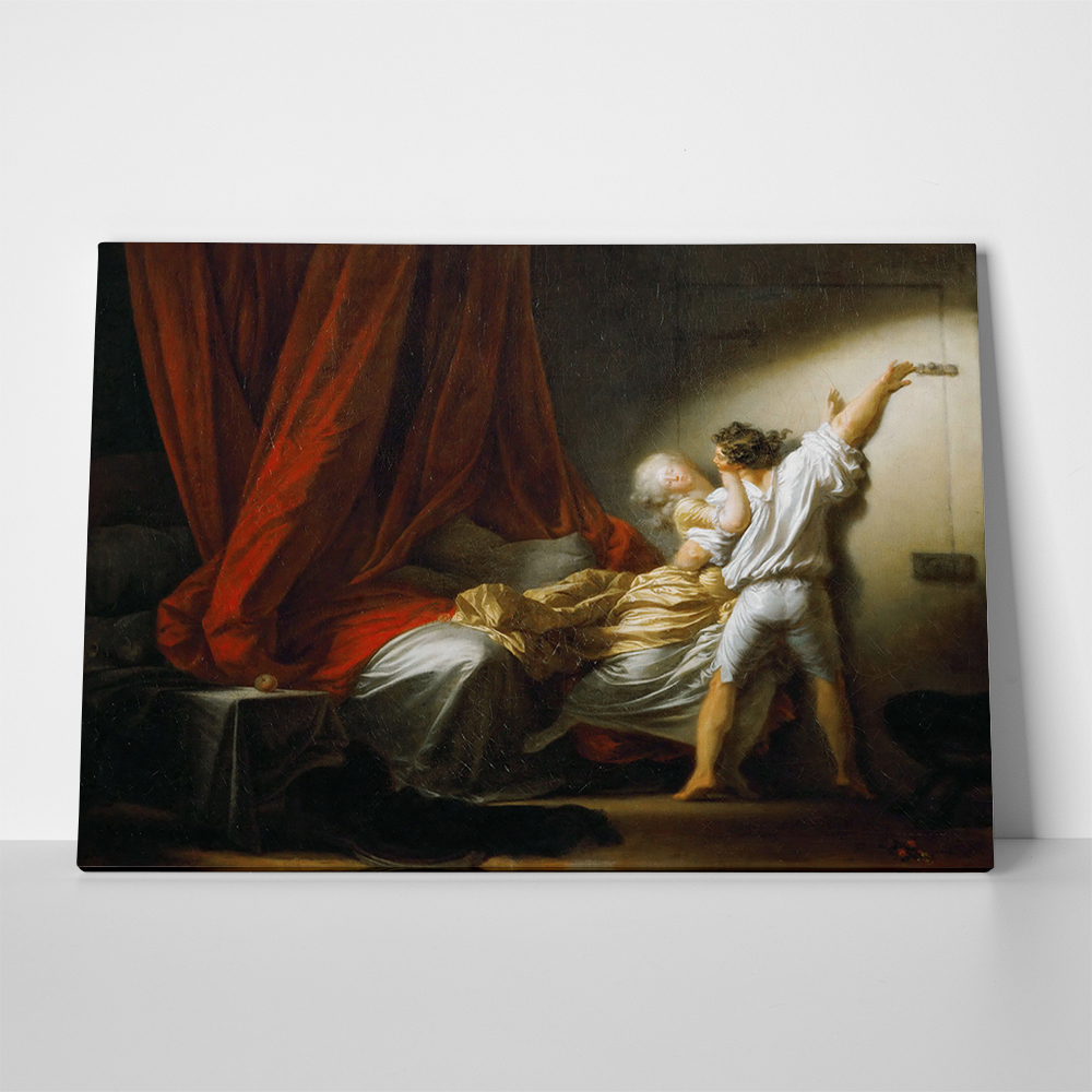 Πινακας σε καμβά FRAGONARD - LE VERROU