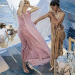 Πίνακας σε καμβά JOAQUIN SOROLLA - AFTER BATHING