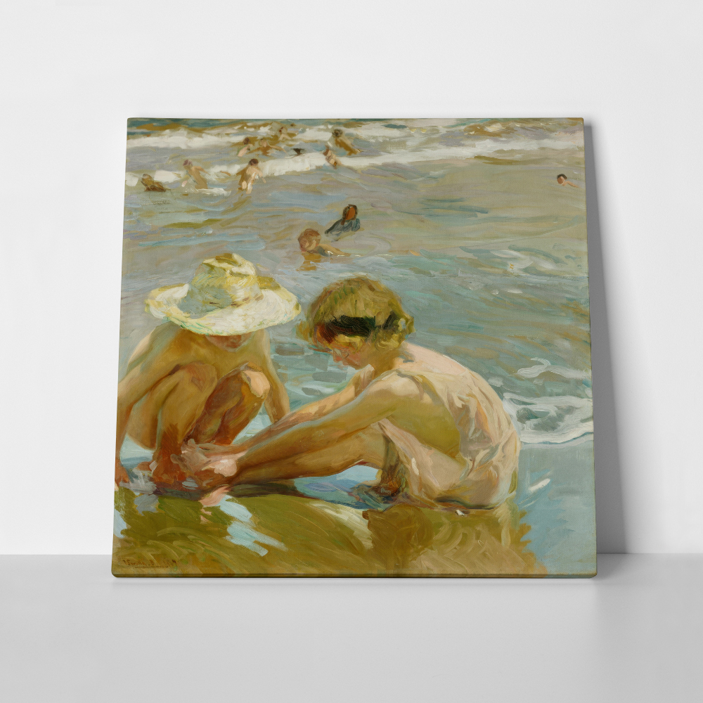 Πίνακας σε καμβά JOAQUIN SOROLLA - THE WOUNDED FOOT
