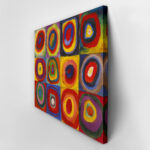 Πινακας σε καμβά KANDINSKY - SQUARES WITH CONCENTRIC CIRCLES