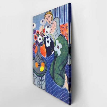 Πινακας σε καμβά MATISSE - ODALISQUE BLUE HARMONY - Henri Matisse Sticky 3