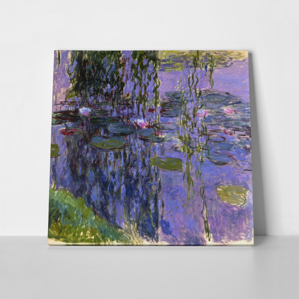 Πίνακας σε καμβά MONET - WATER LILIES 1919