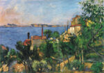 Πινακας σε καμβά PAUL CEZANNE - LA MER A L'ESTAQUE