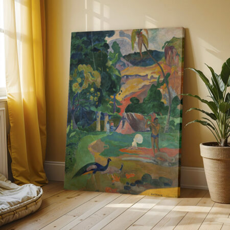 Πινακας σε καμβά PAUL GAUGUIN - LANDSCAPE WITH PEACOCKS - Paul Gauguin