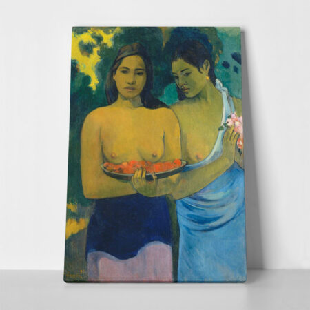 Πινακας σε καμβά PAUL GAUGUIN - TWO TAHITIAN WOMEN - Paul Gauguin Sticky 1