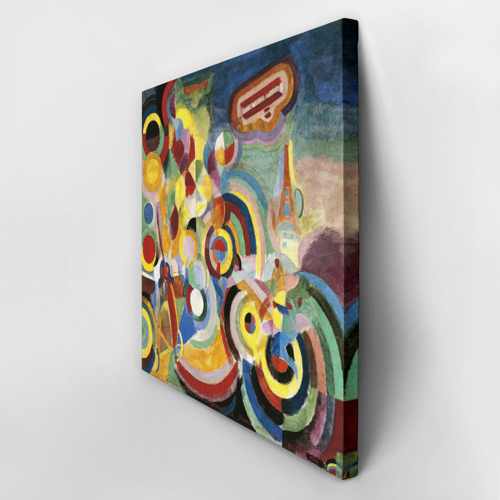 Πίνακας σε καμβά ROBERT DELAUNAY - HOMMAGE TO BLERIOT