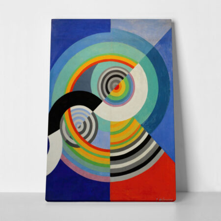 Πινακας σε καμβά ROBERT DELAUNAY - RYTHM NO3 - Robert Delaunay Sticky 1