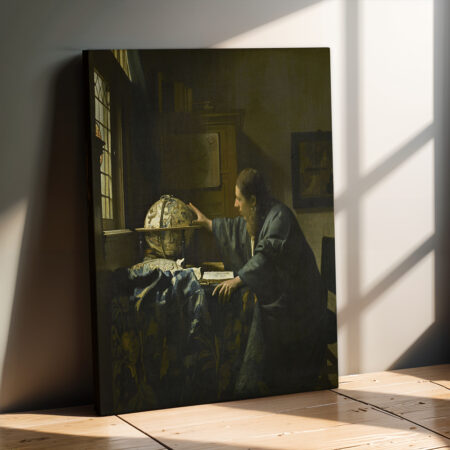 Πινακας σε καμβά VERMEER - THE ASTRONOMER