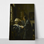 Πινακας σε καμβά VERMEER - THE ASTRONOMER