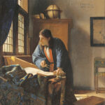Πίνακας σε καμβά VERMEER - THE GEOGRAPHER
