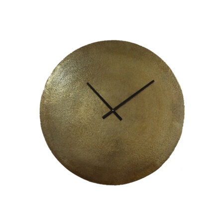 SCUDO ΡΟΛΟΪ ΤΟΙΧΟΥ 74x74x1 ΑΛΟΥΜΙΝΙΟ BRASS ANTIQUE - Ρολόγια Τοίχου