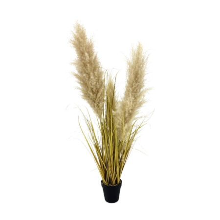 GRASS ΦΥΤΟ ΤΕΧΝΗΤΟ ΣΕ ΓΛΑΣΤΡΑ 106 PVC ΠΡΑΣΙΝΟ ΚΑΦΕ ΜΠΕΖ - Τεχνητά Γρασίδια και Χόρτα
