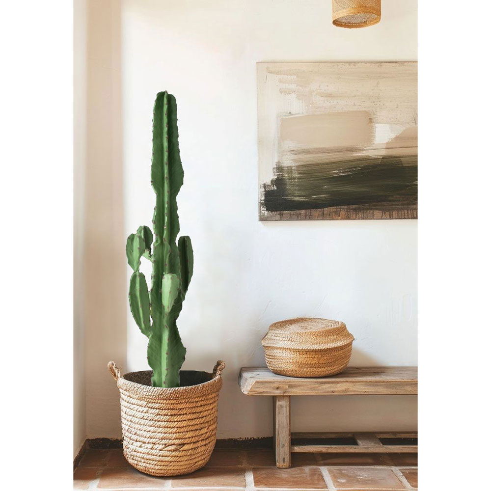 CANDELABRA CACTUS ΦΥΤΟ ΤΕΧΝΗΤΟ ΣΕ ΓΛΑΣΤΡΑ 120 PU ΠΡΑΣΙΝΟ