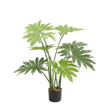 PHILODENDRON ΔΕΝΤΡΟ ΤΕΧΝΗΤΟ ΣΕ ΓΛΑΣΤΡΑ 80 PEVA ΠΡΑΣΙΝΟ - Τεχνητες Μονστερες και Φιλοδεντρα