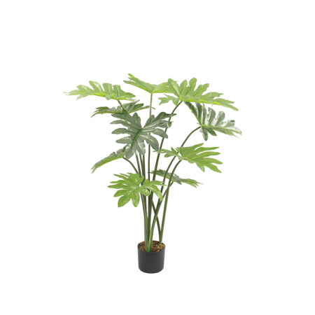 PHILODENDRON ΔΕΝΤΡΟ ΤΕΧΝΗΤΟ ΣΕ ΓΛΑΣΤΡΑ 130 PEVA ΠΡΑΣΙΝΟ - Τεχνητες Μονστερες και Φιλοδεντρα