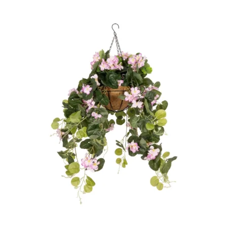 BEGONIA HANGING PLANT 20639 Τεχνητό Κρεμαστό Διακοσμητικό Φυτό Βιγόνια Π75 x Μ75 x Y80cm - Sticky 1