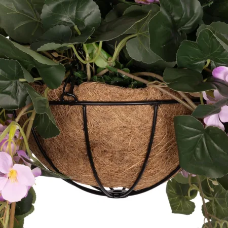 BEGONIA HANGING PLANT 20639 Τεχνητό Κρεμαστό Διακοσμητικό Φυτό Βιγόνια Π75 x Μ75 x Y80cm -  Sticky 4