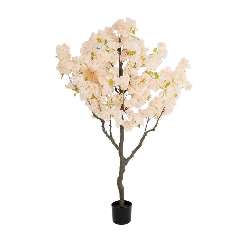 SALMON CHERRY BLOSSOM TREE 20678 Τεχνητό Διακοσμητικό Δέντρο Απαλό Ροζ Άνθος Κερασιάς Υ160cm