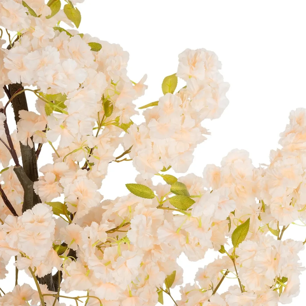 SALMON CHERRY BLOSSOM TREE 20678 Τεχνητό Διακοσμητικό Δέντρο Απαλό Ροζ Άνθος Κερασιάς Υ160cm