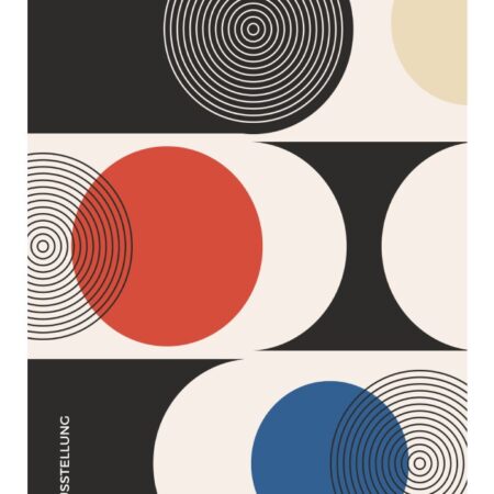 Πόστερ BAUHAUS CIRCLES - Abstract - Αφηρημένα Sticky 3