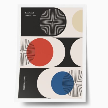 Πόστερ BAUHAUS CIRCLES - Abstract - Αφηρημένα Sticky 1