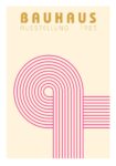 Πόστερ BAUHAUS PINK CIRCLE
