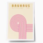 Πόστερ BAUHAUS PINK CIRCLE