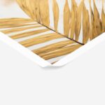 Πόστερ BLACK AND GOLD PALM LEAVES