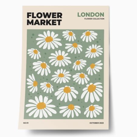 Πόστερ FLOWER MARKET LONDON - Botanical - Λουλούδια Sticky 1