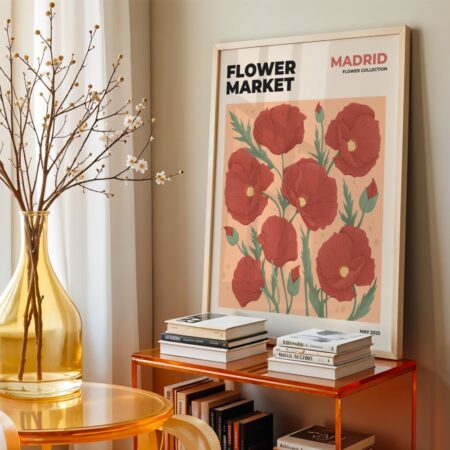 Πόστερ FLOWER MARKET MADRID - Botanical - Λουλούδια