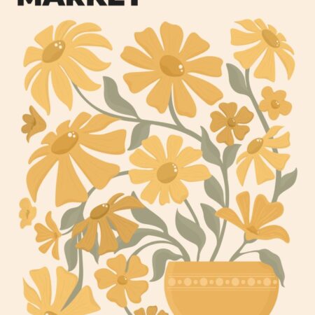 Πόστερ FLOWER MARKET MILAN - Botanical - Λουλούδια Sticky 3