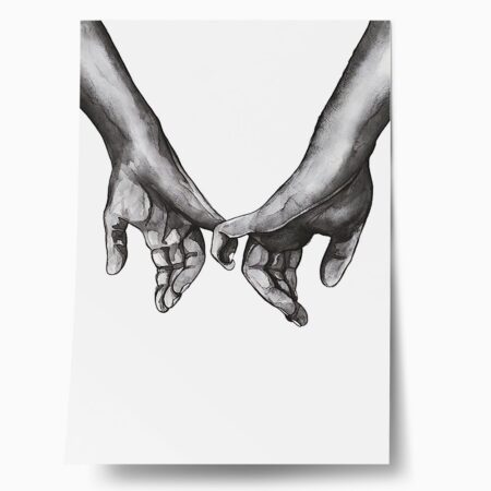 Πόστερ HOLDING HANDS 2 - Abstract - Αφηρημένα Sticky 1