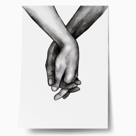 Πόστερ HOLDING HANDS - Abstract - Αφηρημένα Sticky 1