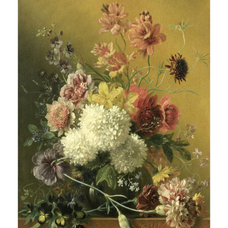 Πόστερ JACOBUS JOHANNES - STILL LIFE WITH FLOWERS - Διασημοι Ζωγραφοι Sticky 3