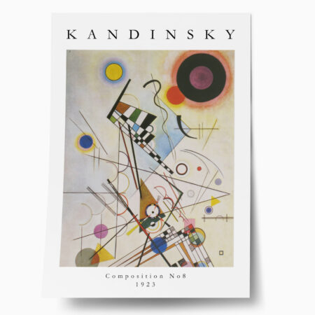 Πόστερ KANDINSKY - COMPOSITION No8 - Διασημοι Ζωγραφοι Sticky 1