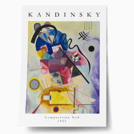 Πόστερ KANDINSKY - JAUNE ROUGE BLEU - Διασημοι Ζωγραφοι Sticky 1