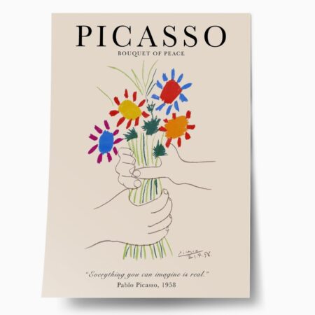 Πόστερ PICASSO - BOUQUET OF PEACE - Διασημοι Ζωγραφοι Sticky 1