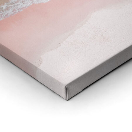 Σετ Τριπτυχος Πινακας σε καμβά PINK AND CYAN PASTEL - Παραλιες Sticky 2