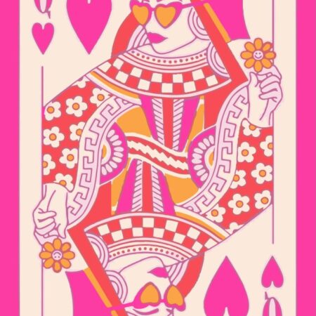 Πόστερ PINK QUEEN OF HEARTS - Πορτραιτα - Φιγουρες Sticky 3